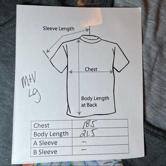 NWT MTV CROPPED TANK TOP LACE HEM GRAY FLORAL - LG - Picture 4 of 4